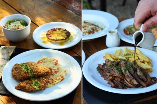 Pratos do novo menu executivo do restaurante Quintal da Giffa