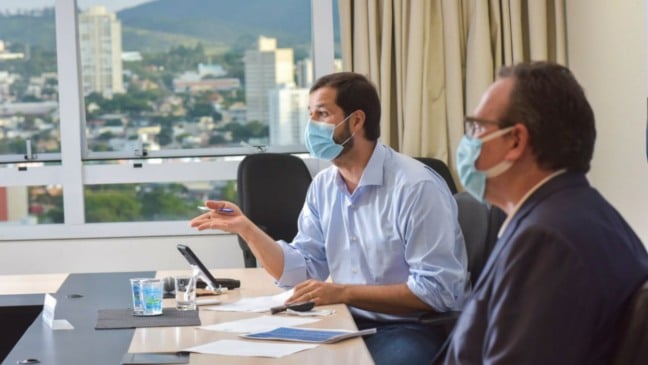 Prefeito Luiz Fernando em encontro promovido pelo Instituto Smart City Business America