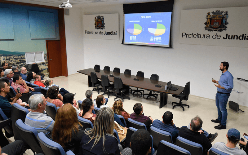 Encontro reuniu agricultores, técnicos, gestores e prefeito de Jundiaí. (Foto: Reprodução/Prefeitura Municipal de Jundiaí)