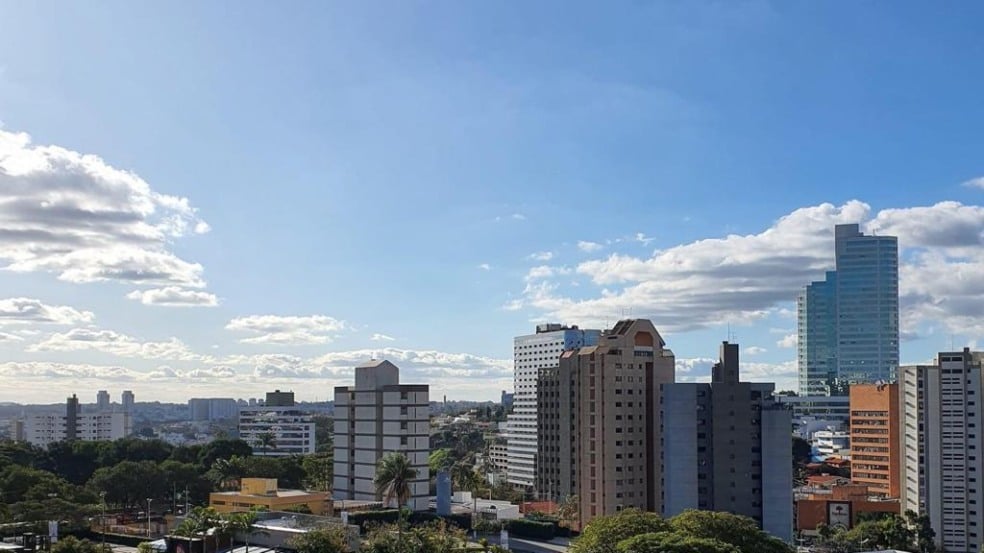 Céu limpo em Jundiaí