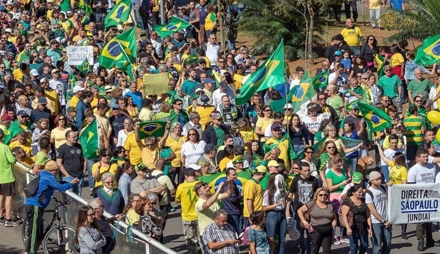 Ato de apio a Sérgio Moro