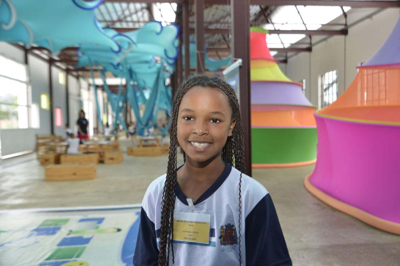 Kauani da Silva, aluna do 2º ano.