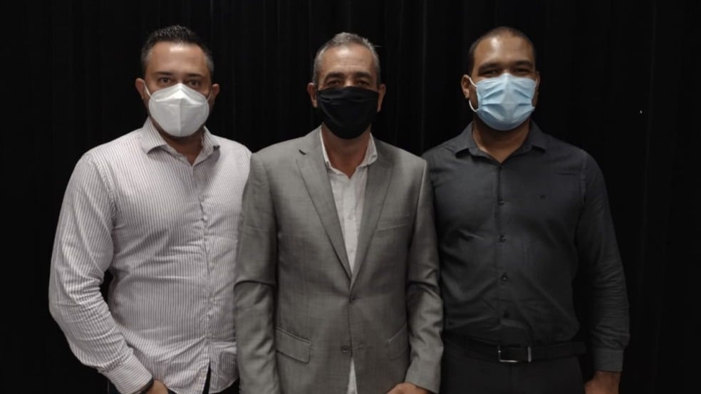 Professor Rodolfo com o novo Gestor Municipal de Saúde e novo Assessor Especial de Saúde Pública e Combate ao Coronavírus de Várzea Paulista para 2021.