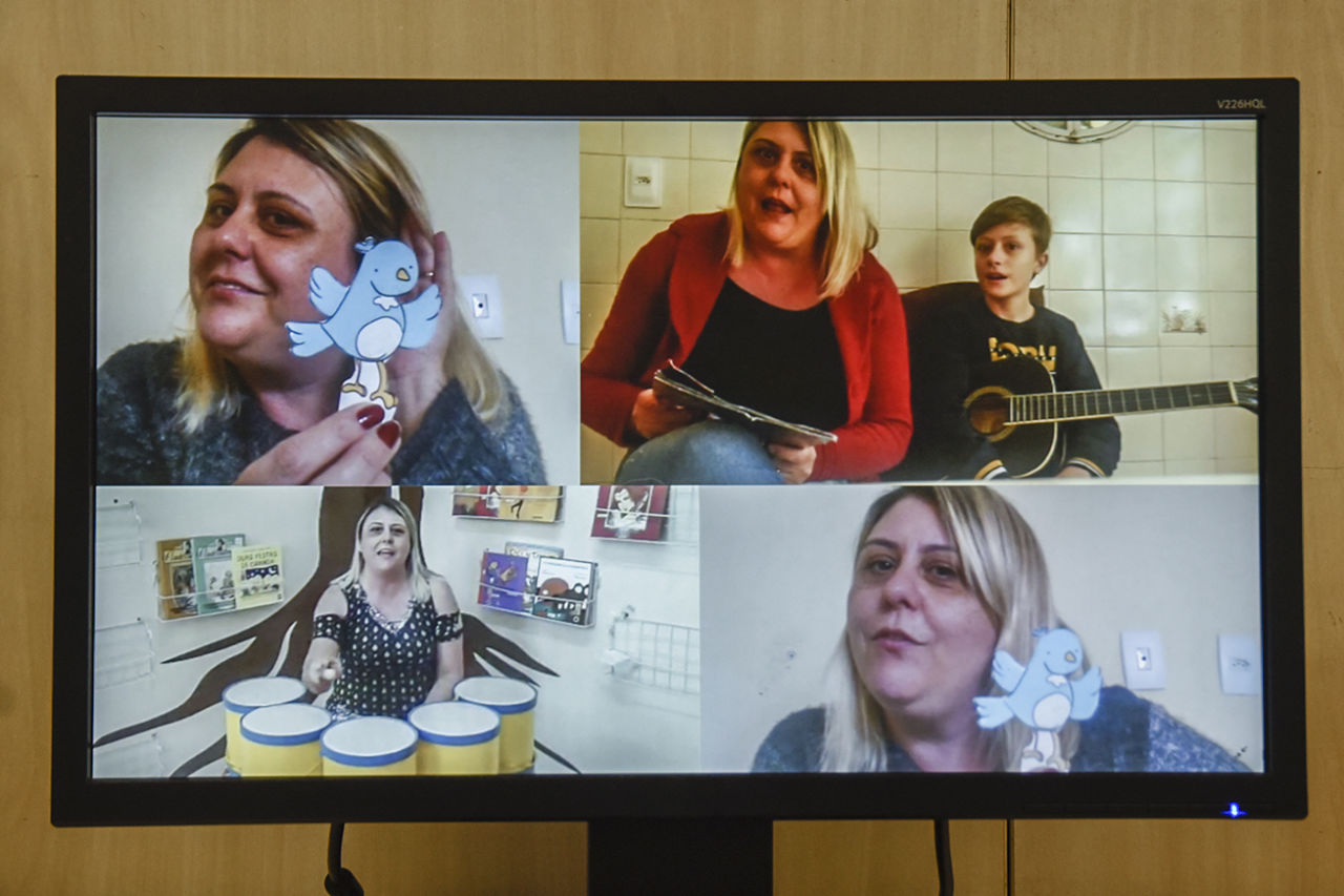 O projeto desenvolvido pela educadora Márcia teve como foco o vínculo com as famílias e as crianças 