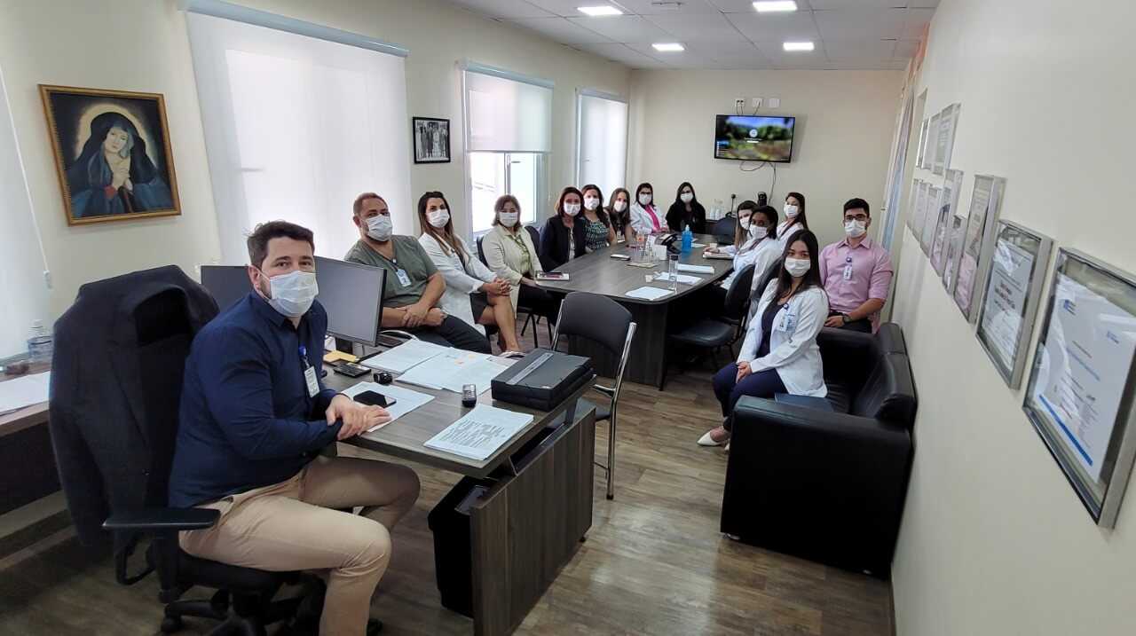 Equipe do HSV que aplicará o programa de segurança para idosos