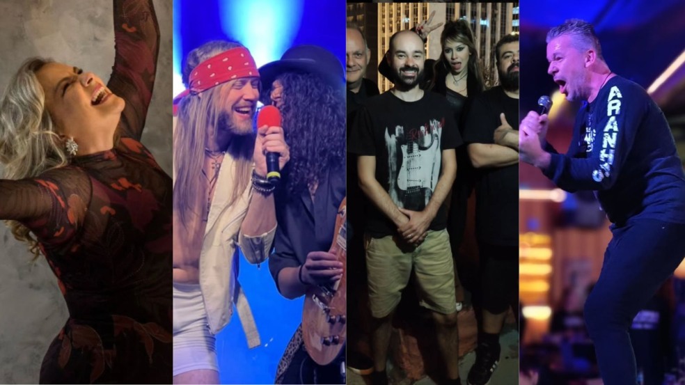 Montagram com artistas