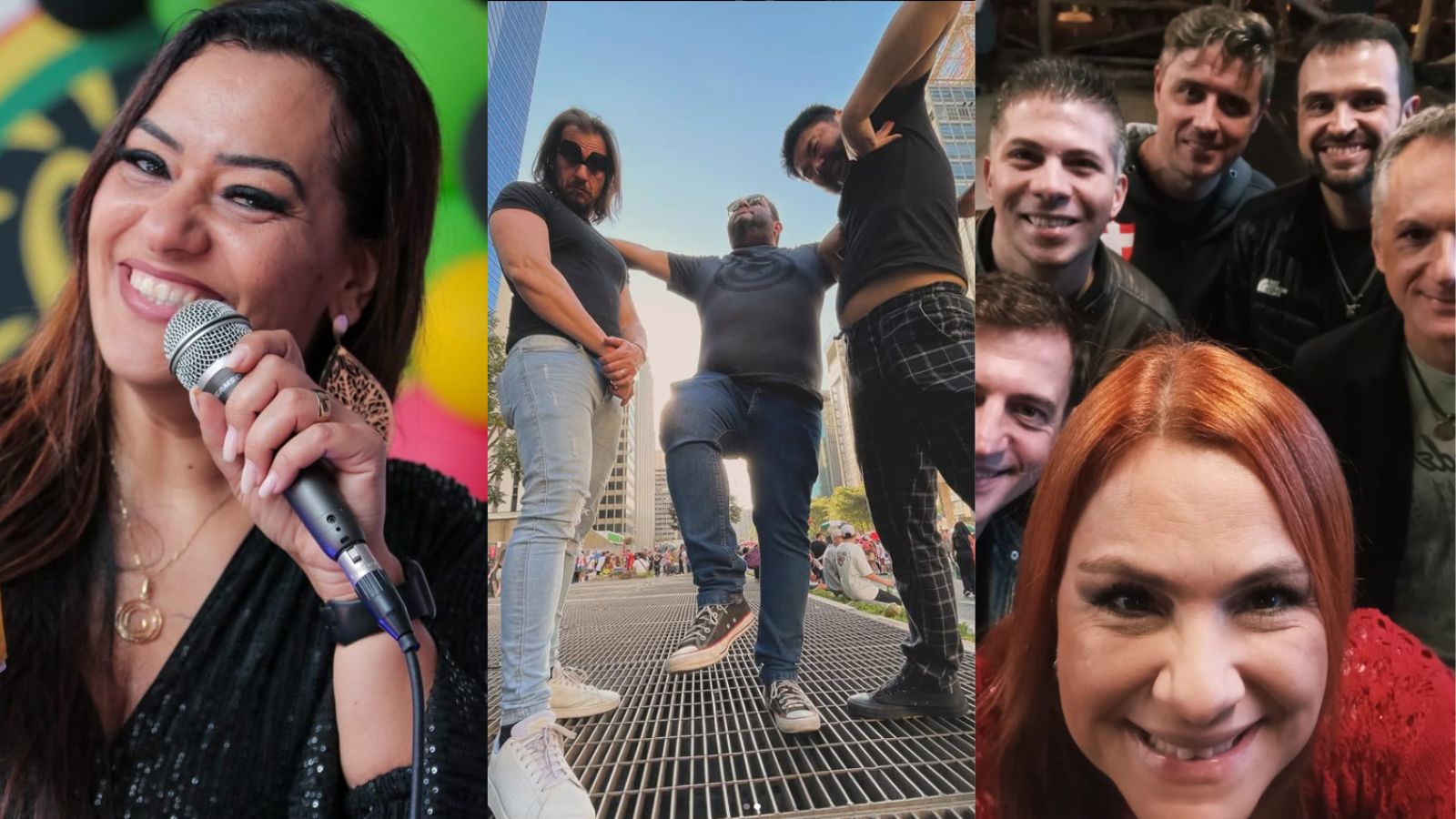 Cantores que se apresentarão no Jumpbarbecue em Jundiaí