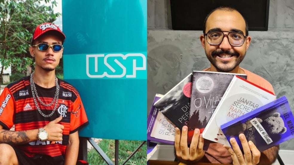 Chavoso da USP, à esquerda; Rafael Montes, à direita.