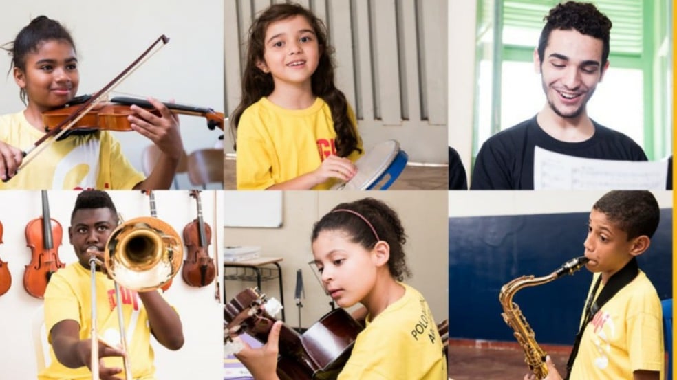 Arte de divulgação do Projeto Guri