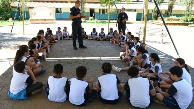 Guarda Municipal de Jundiaí no Projeto Ludicidadania