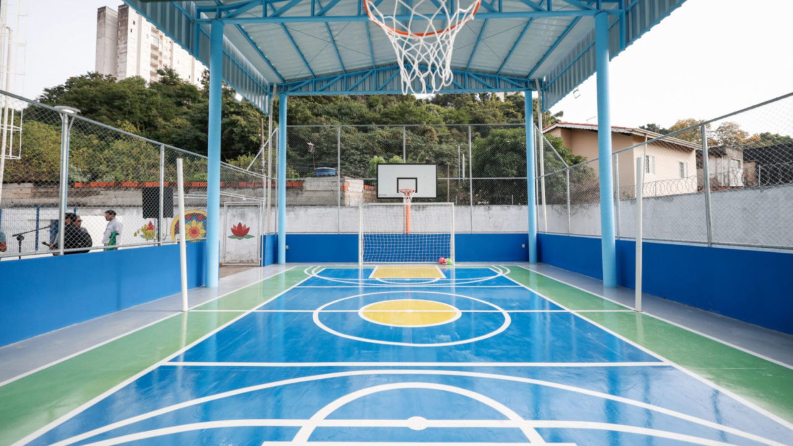 Quadra Poliesportiva na Vila Nambi, em Jundiaí
