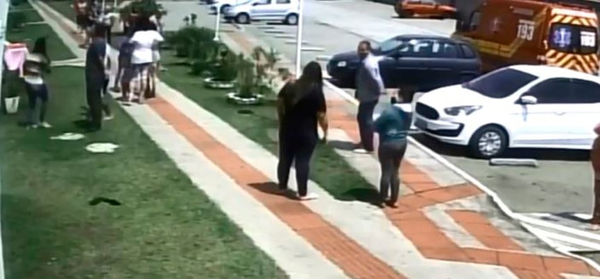 Condomínio em Laguna (SC). (Foto: Reprodução)