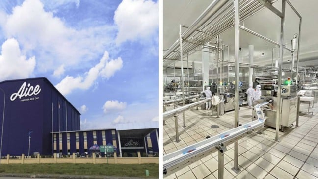 Uma das Plantas industriais da Aice Sorvetes.