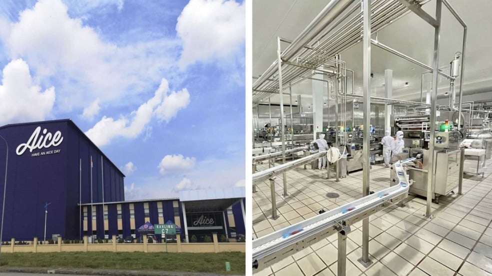 Uma das Plantas industriais da Aice Sorvetes.