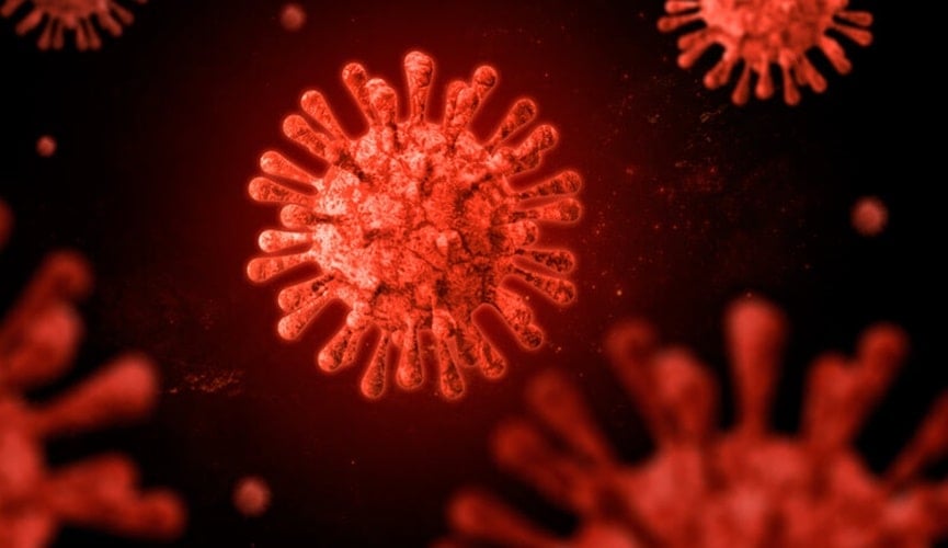 Foto de estrutura viral