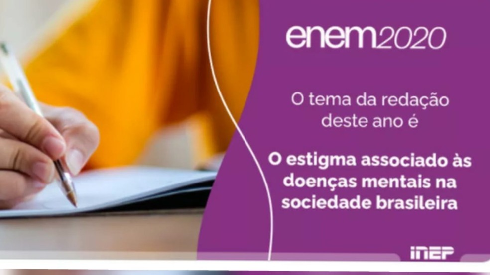 Tema da redação do Enem 2020