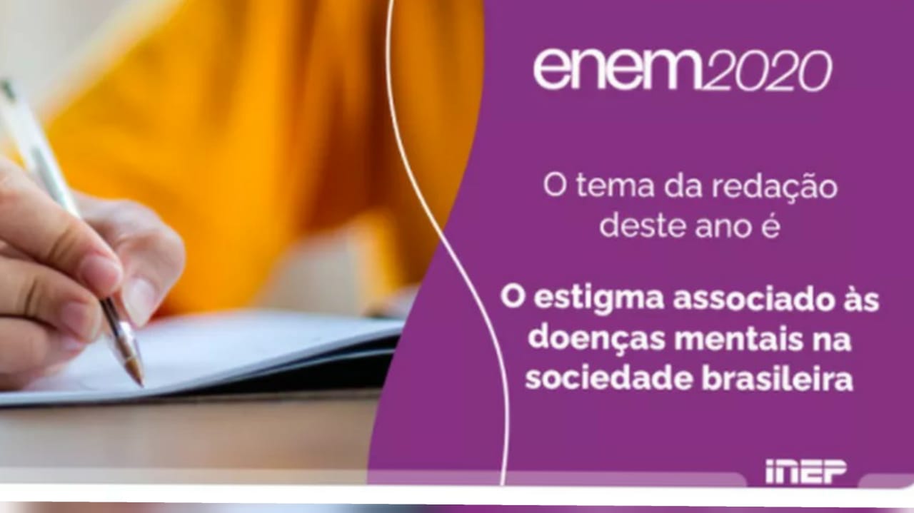 Tema da redação do Enem 2020