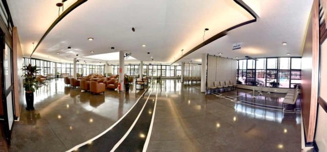 Sala de espera do novo Velório municipal