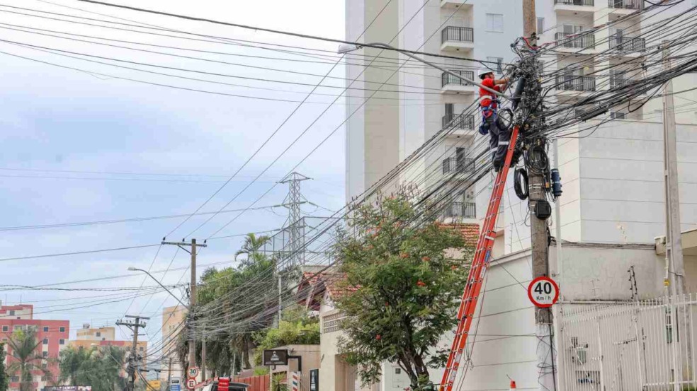 Reordenamento de cabos.