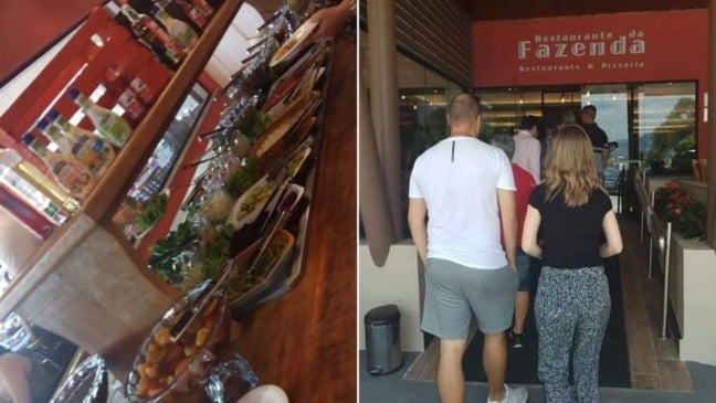 O estabelecimento fica aberto no almoço e no jantar, com cardápio similar à unidade de Itatiba: churrasco, massas, comida japonesa e rodízio de pizzas