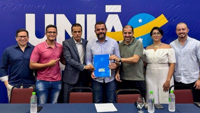 Gustavo Martinelli e novos afiliados do União Brasil