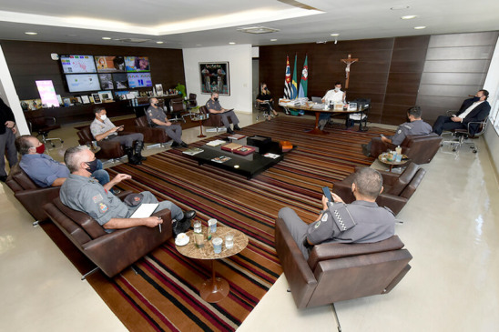 Reunião segurança em Jundiaí. (Foto: Divulgação)