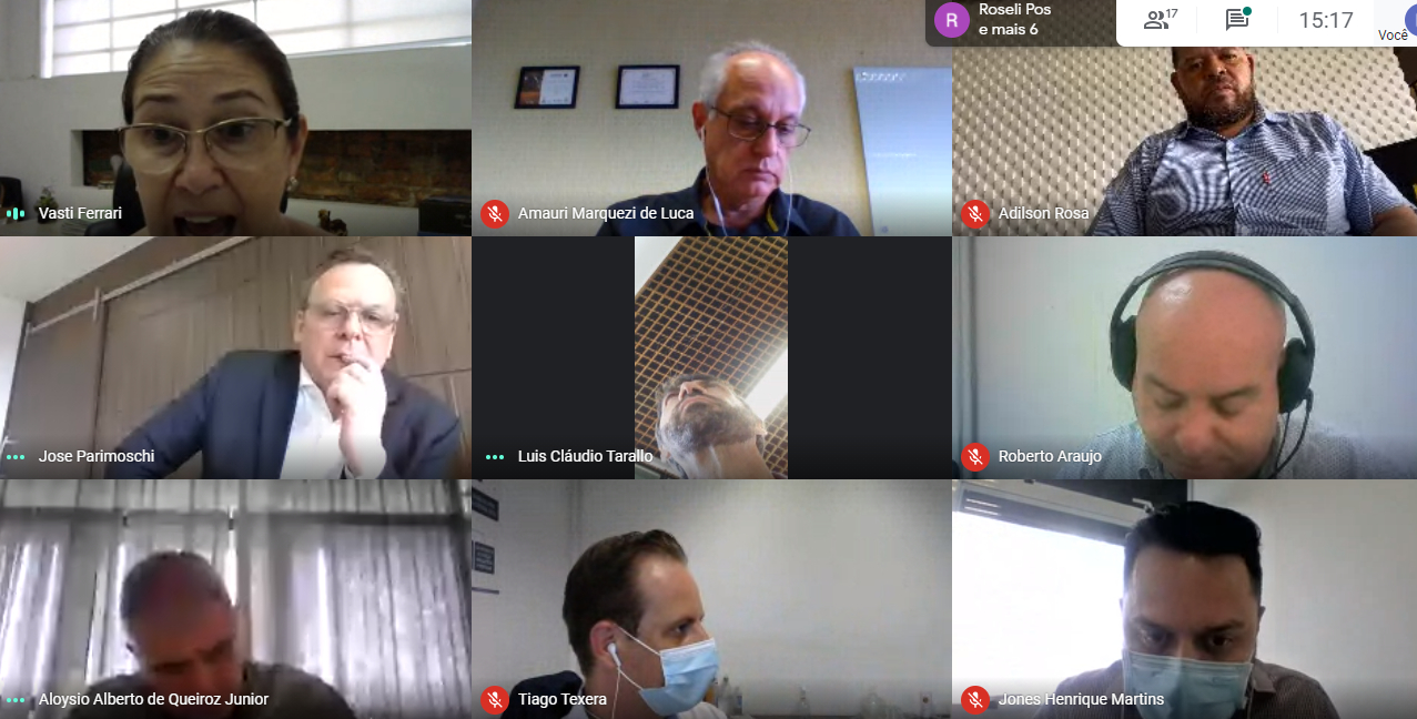Reunião virtual foi realizada nesta segunda-feira (18) para alinhar o retorno à aulas