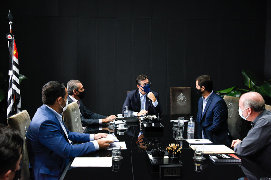 Reunião Palácio dos Bandeirantes. (Foto: Divulgação)