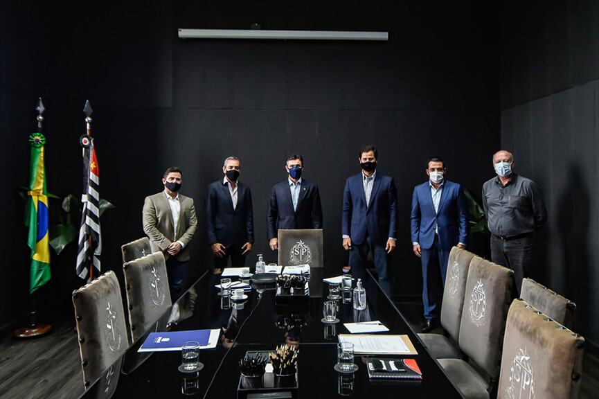 Reunião no Palácio dos Bandeirantes. (Foto: Divulgação)