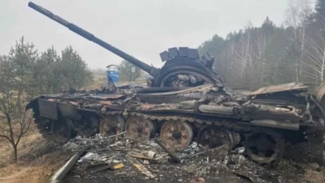 Tanque de Guerra na Ucrânia