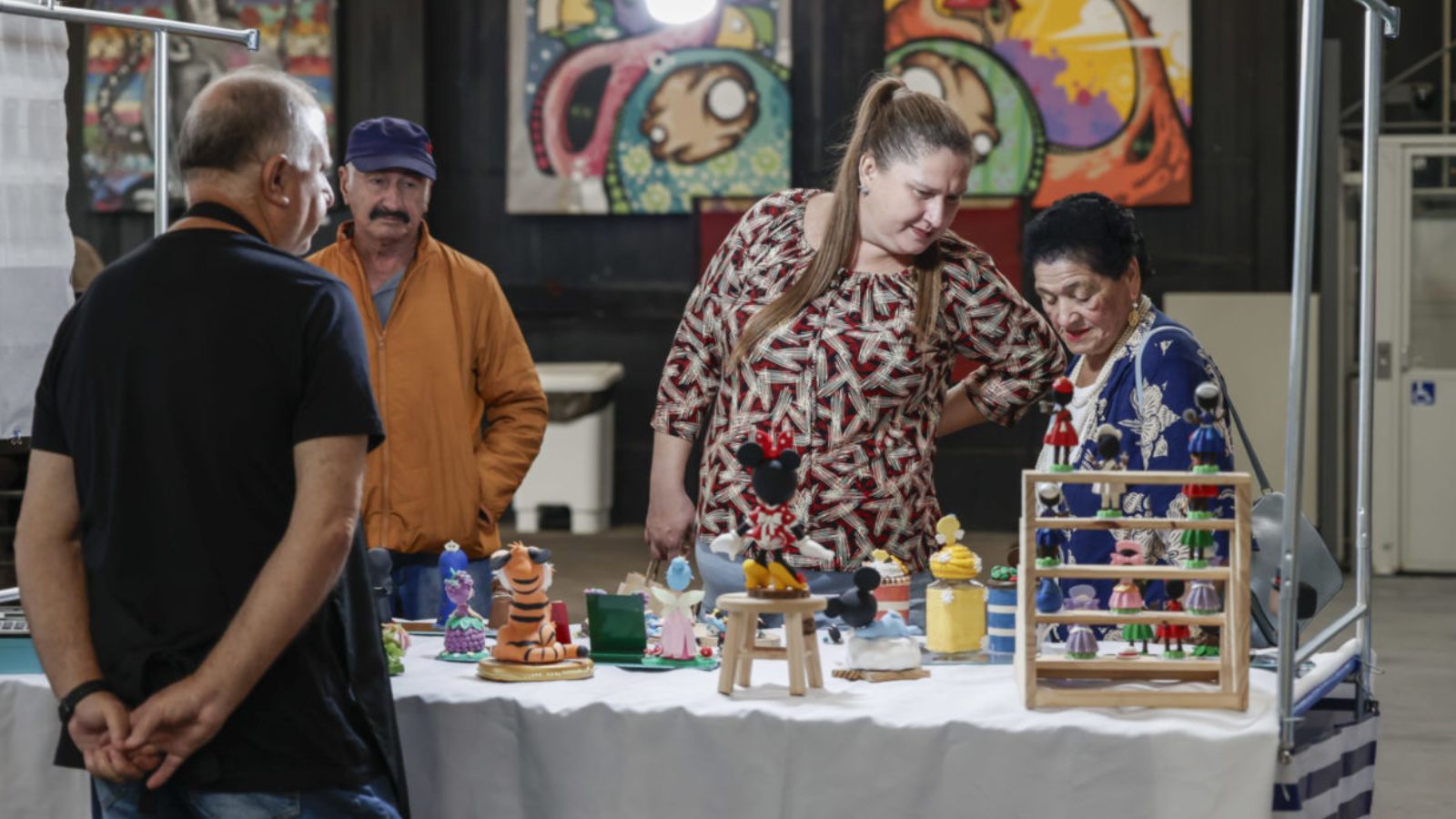 Artesanato no evento Sabores da Gente em Jundiaí
