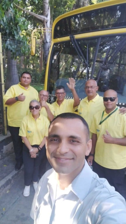 Sandra e colegas motoristas