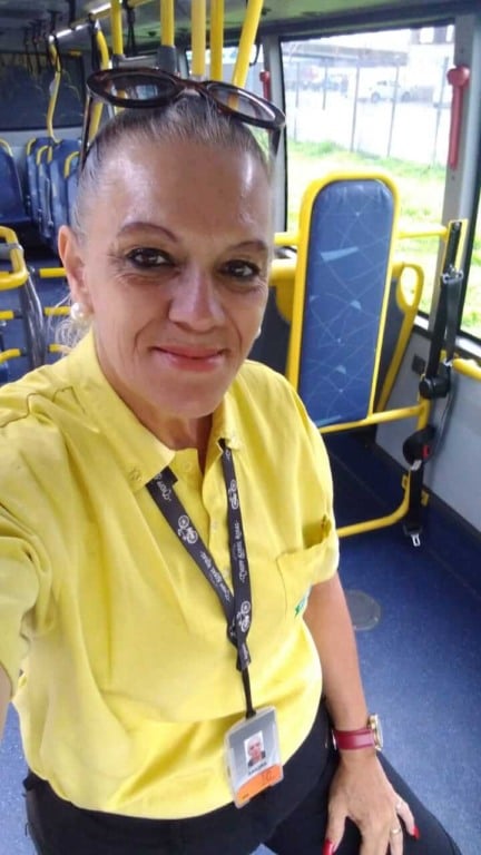 sandra no onibus