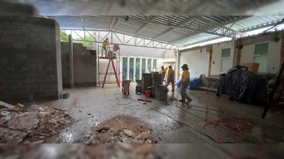 Reforma no São Vicente na unidade central, em Jundiaí