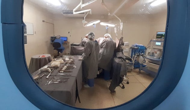 São Vicente permanece na ativa para os atendimentos de urgência. (Foto: Divulgação / HSV)