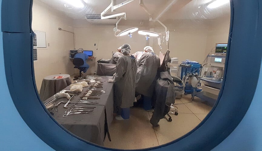 São Vicente permanece na ativa para os atendimentos de urgência. (Foto: Divulgação / HSV)