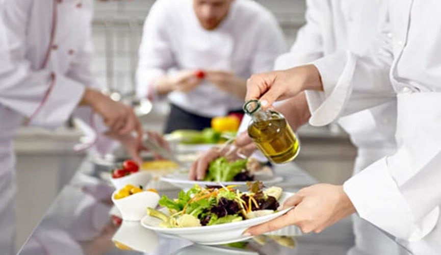 Cozinha de restaurante