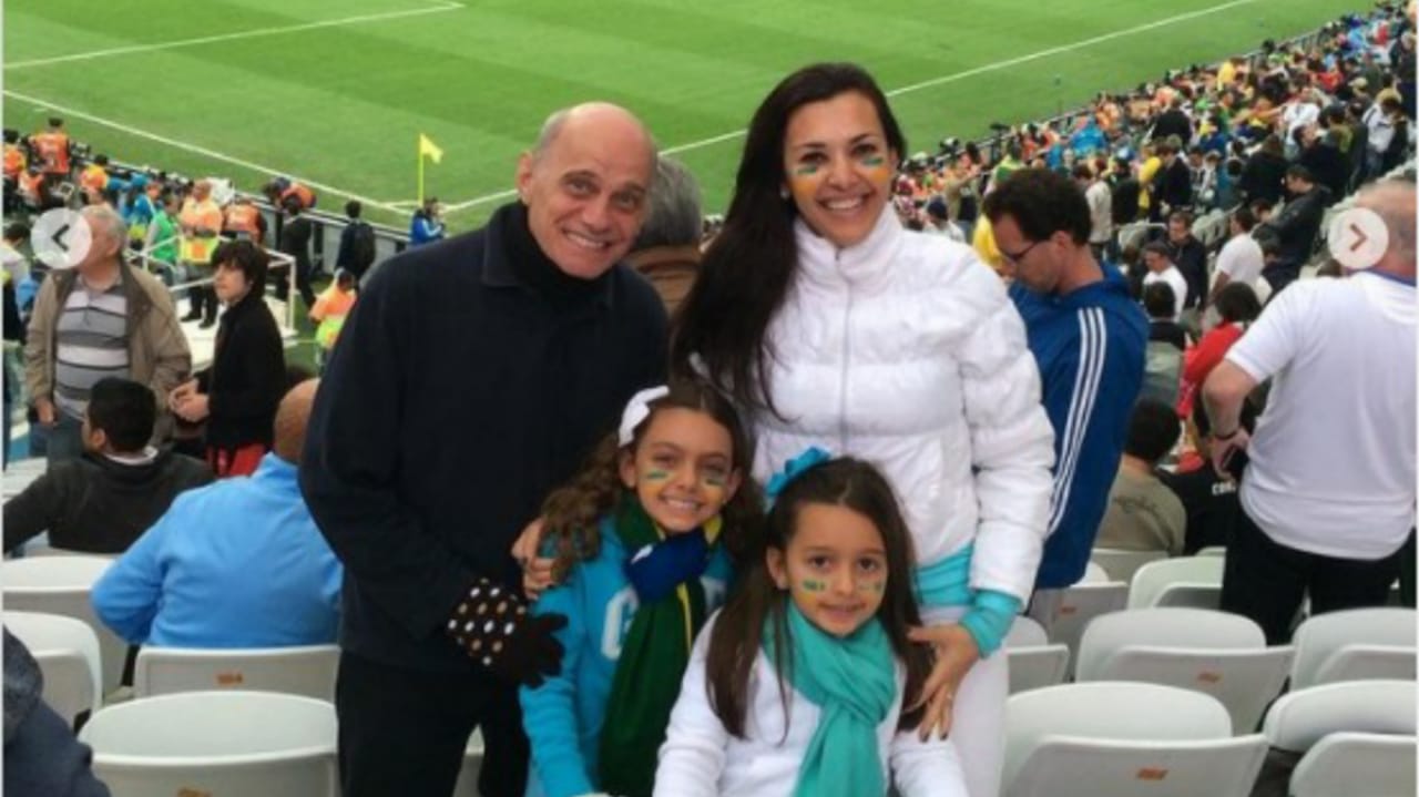 Ricardo Boechat e a família