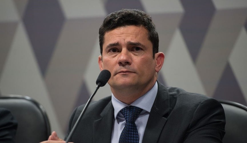 Foto do ministro da Justiça, Sergio Moro