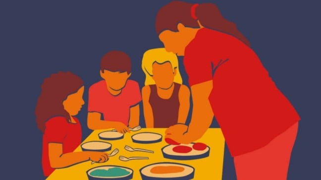 Arte de divulgação da campanha Urgente contra a Fome, do Sesc