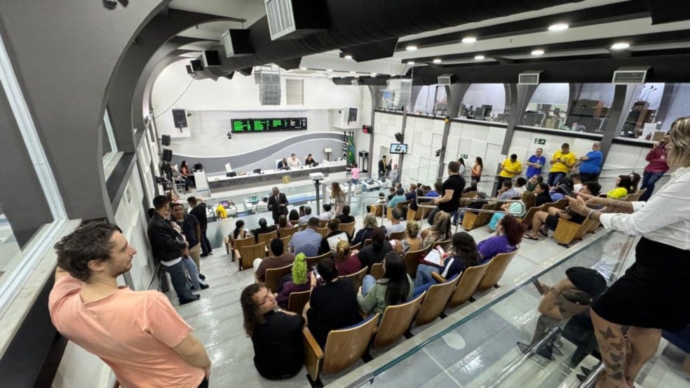 Sessão ordinária da Câmara Municipal de Jundiaí