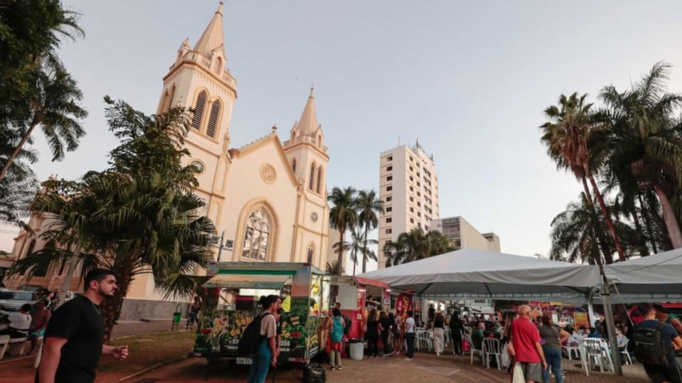 Sexta no centro de Jundiaí.