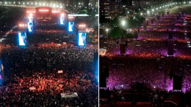 Plateia do show da lady gaga