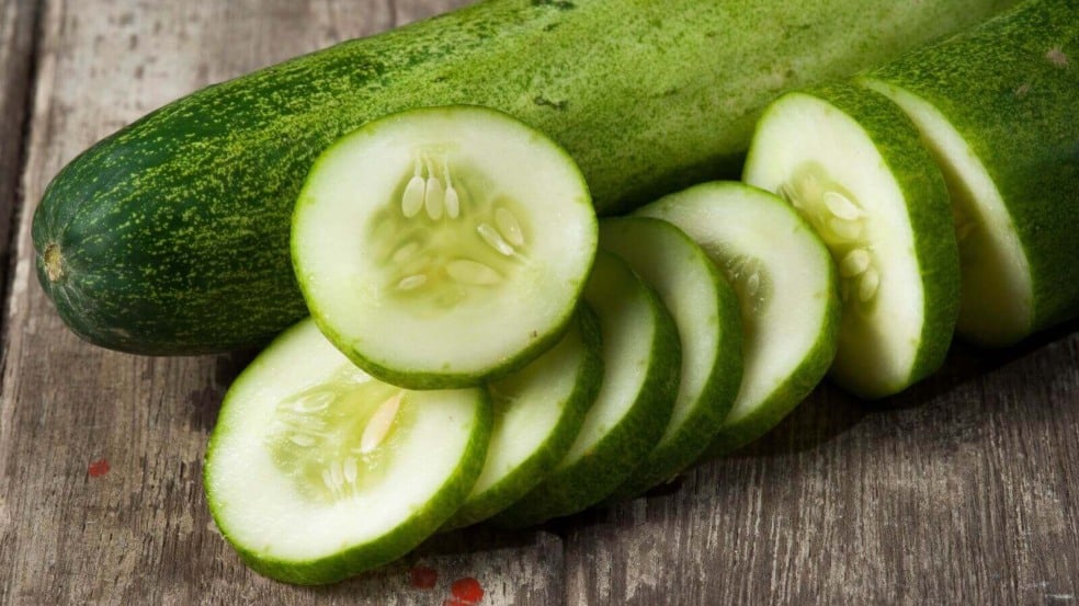 Pepino fatiado