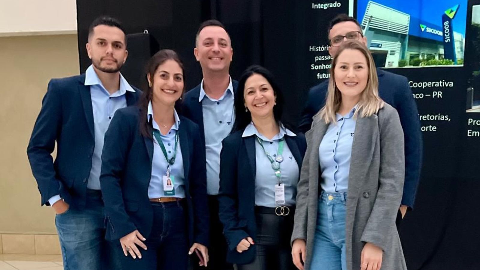Colaboradores da Sicoob em evento em Valinhos