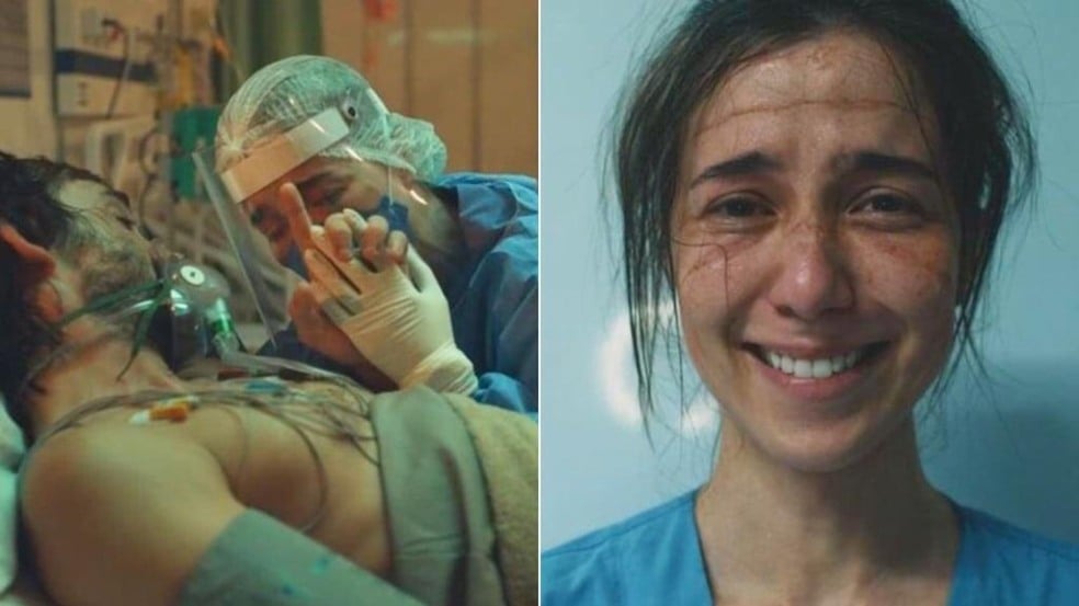 Frames da série Sob Pressão, da Rede Globo