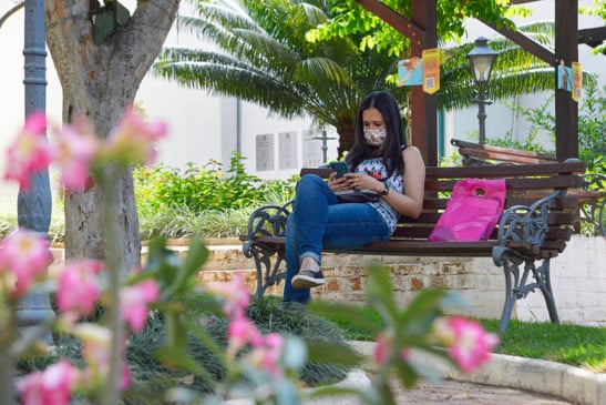 Jardim do Solar do Barão. (Foto: Divulgação)