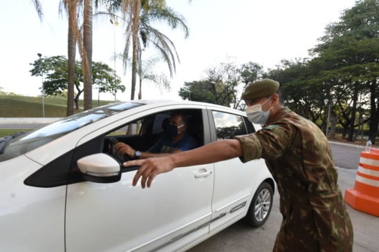 Equipes do 12º GAC auxiliam na Campanha de Vacinação contra a Covid em Jundiaí