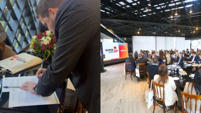 Vice-prefeito João Paulo assina adesão do programa SuperAção SP para Várzea Paulista