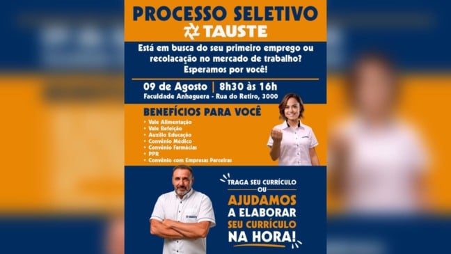 Flyer do tauste.